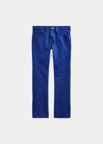 Jeans Polo Ralph Lauren Hombre Azul Rey Azules - Varick Slim Straight - DTXEO6170